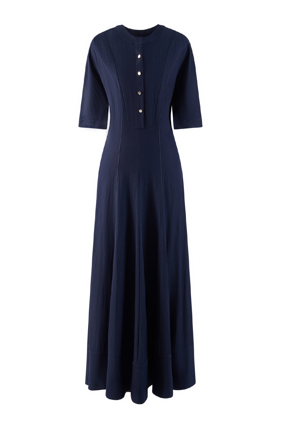 Aeris Round Neck Midi Dress