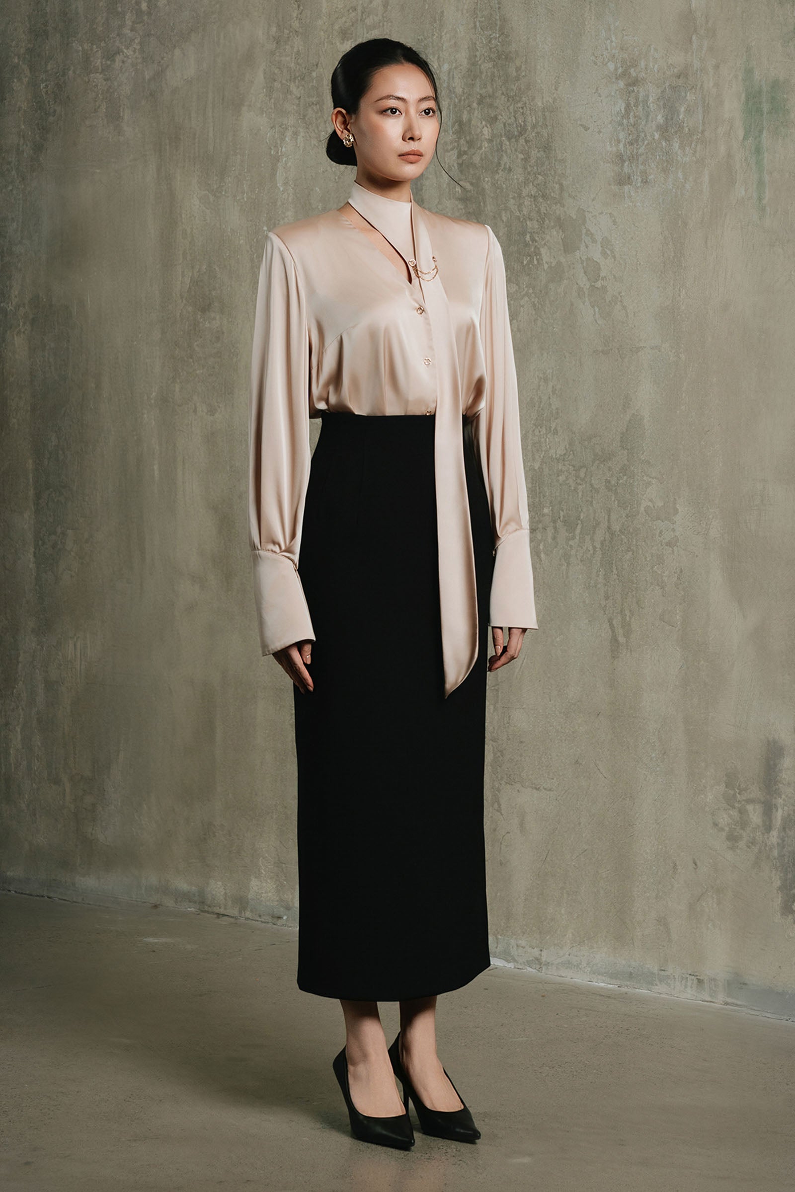 The Stillness Scarf Shirt
