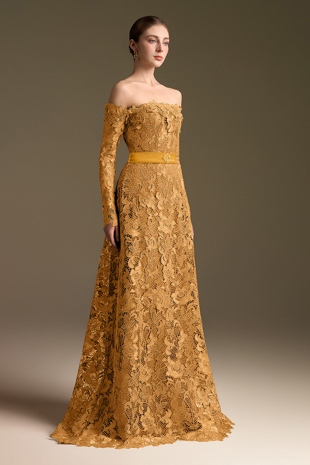 Camellia Off-Shoulder Maxi Dress