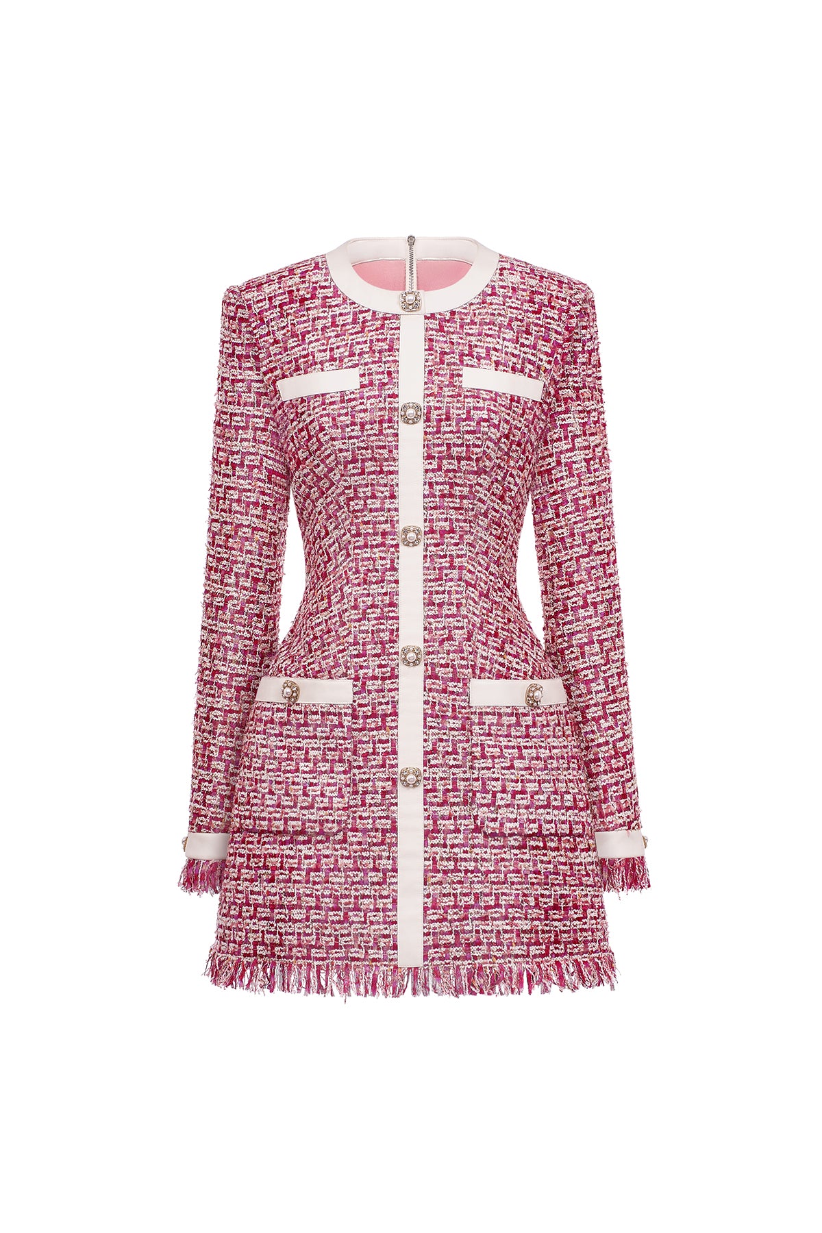 Chérie Button Mini Dress