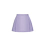 Pandora A-line Pleated Polyester Mini Skirt