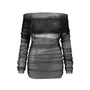 Paxton Bodycon Gathered Tulle Top