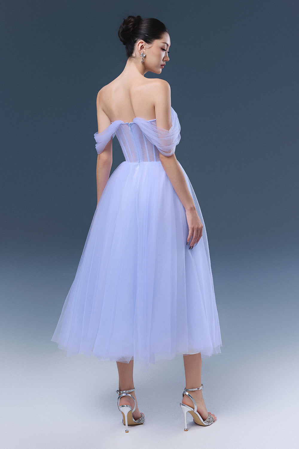 Josephine Draped Midi Dress