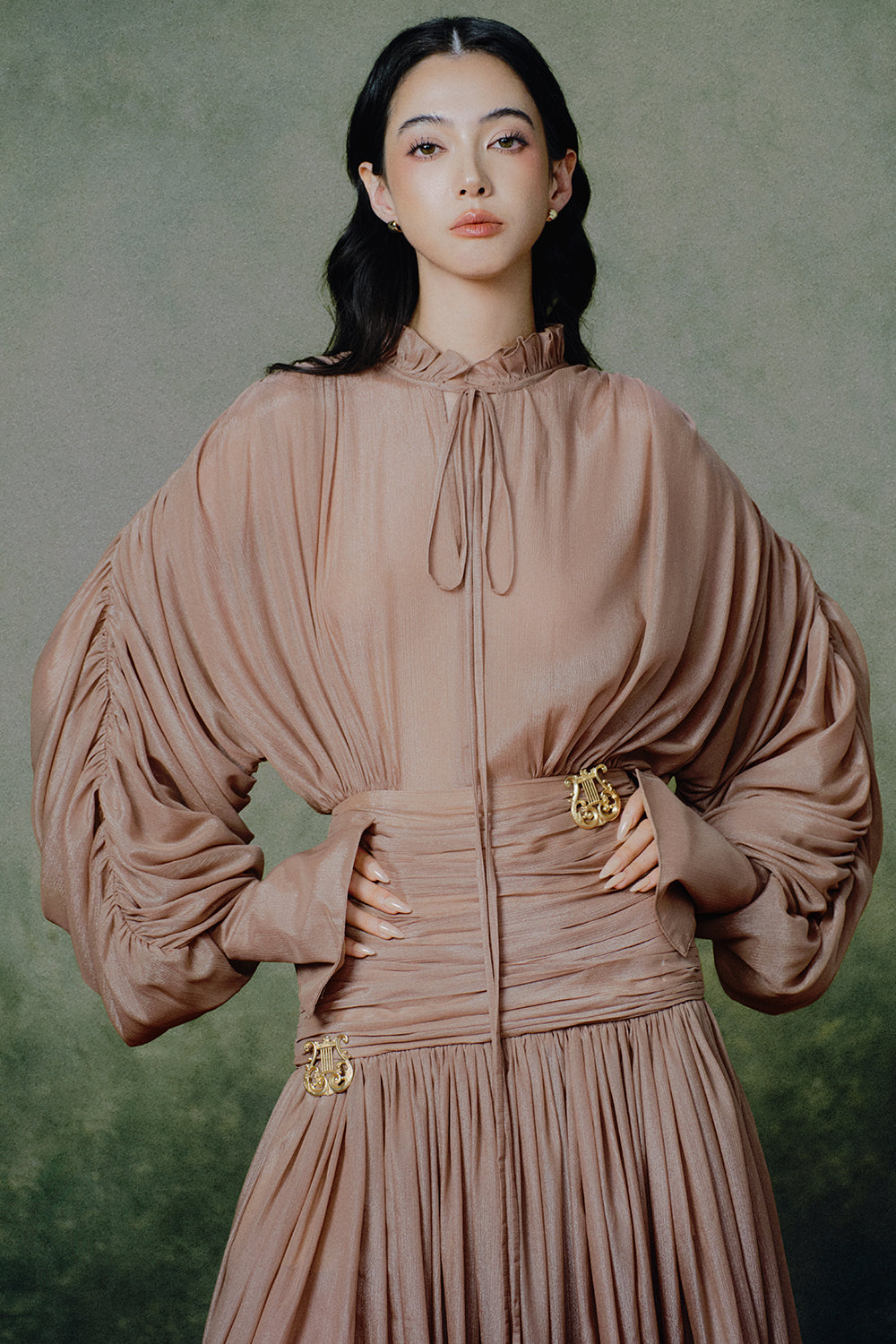 Nocturne Bishop Sleeve Maxi Dress