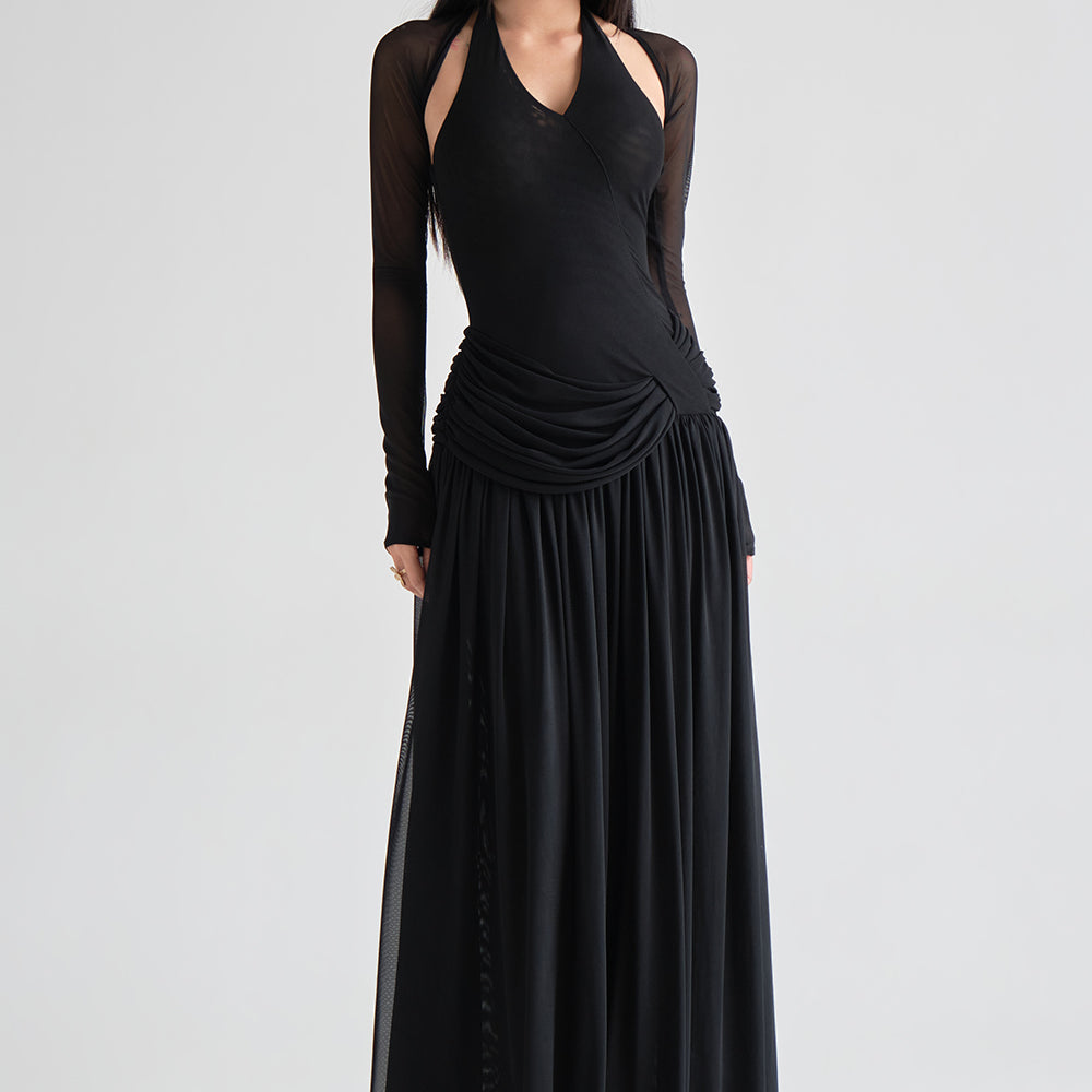 Lydia Halter Maxi Dress