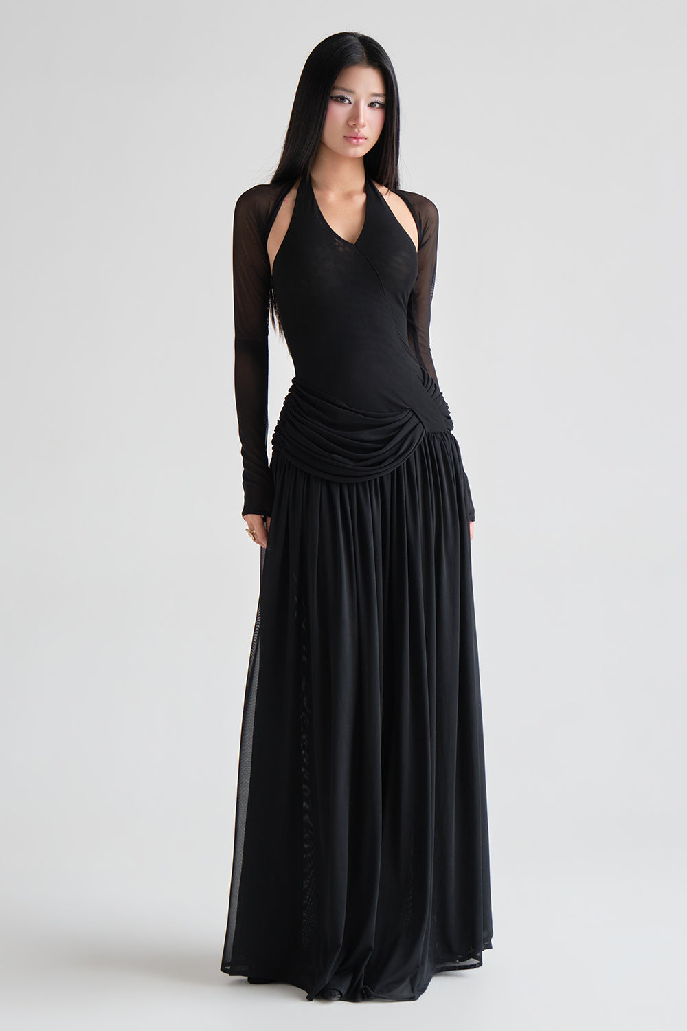 Lydia Halter Maxi Dress