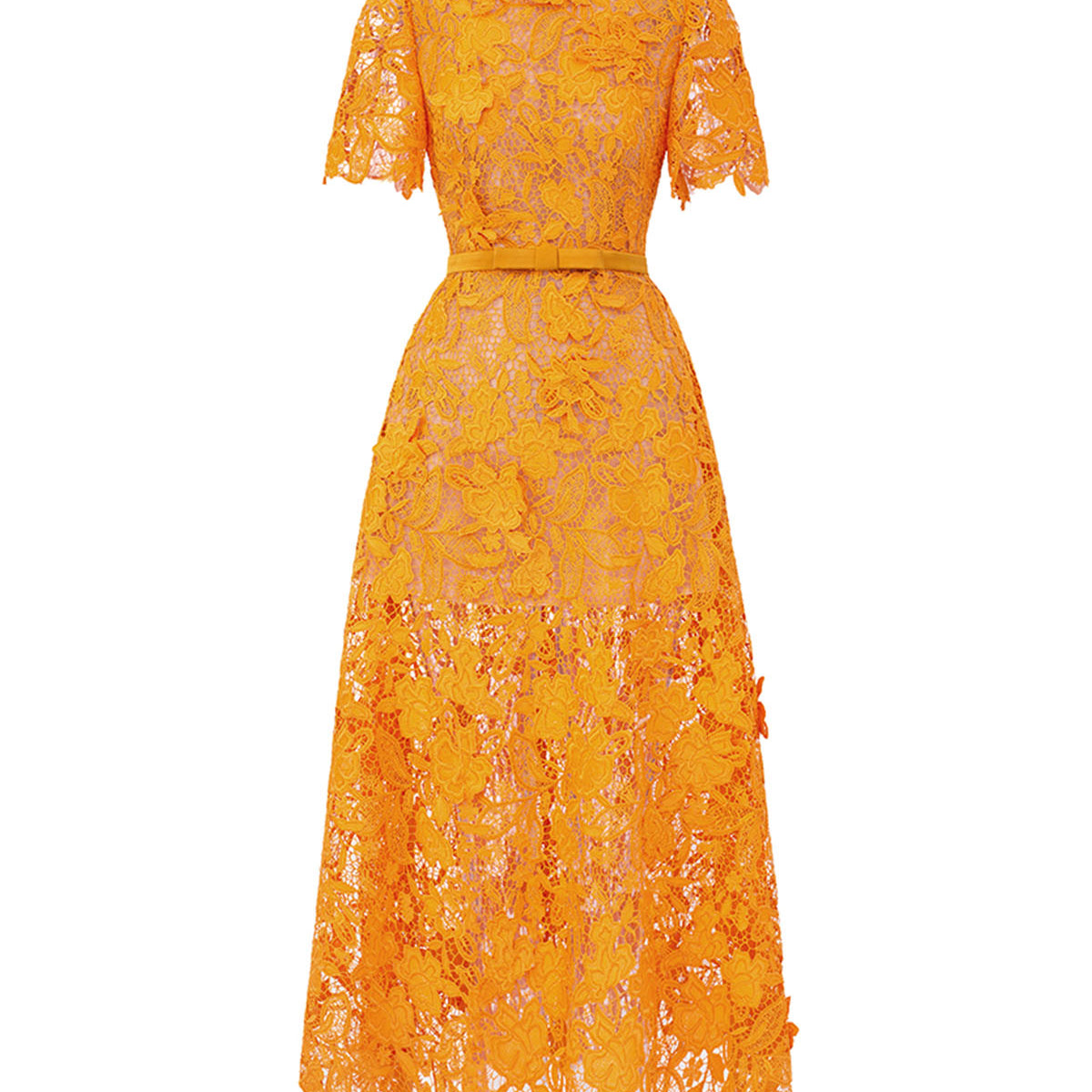 Solis Round Neck Midi Dress