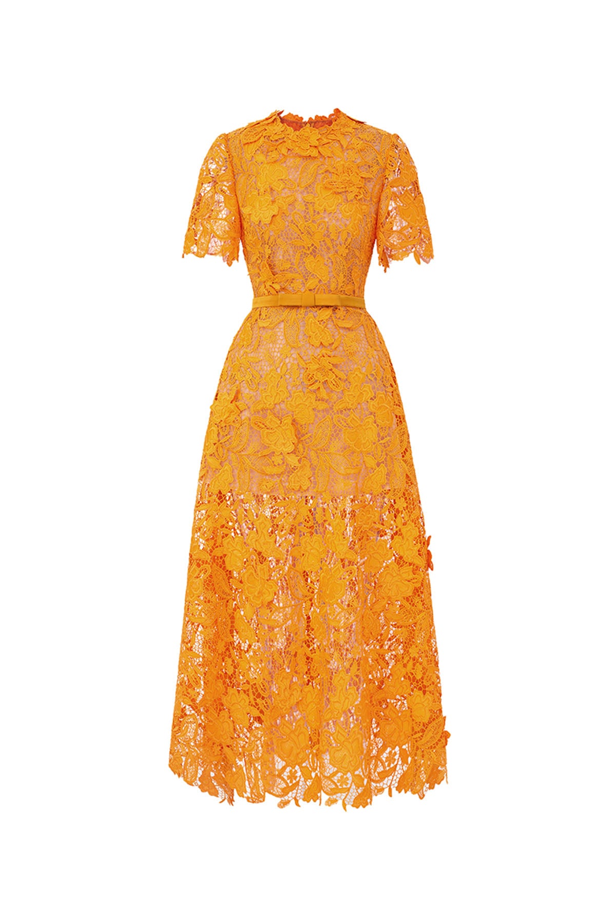 Solis Round Neck Midi Dress