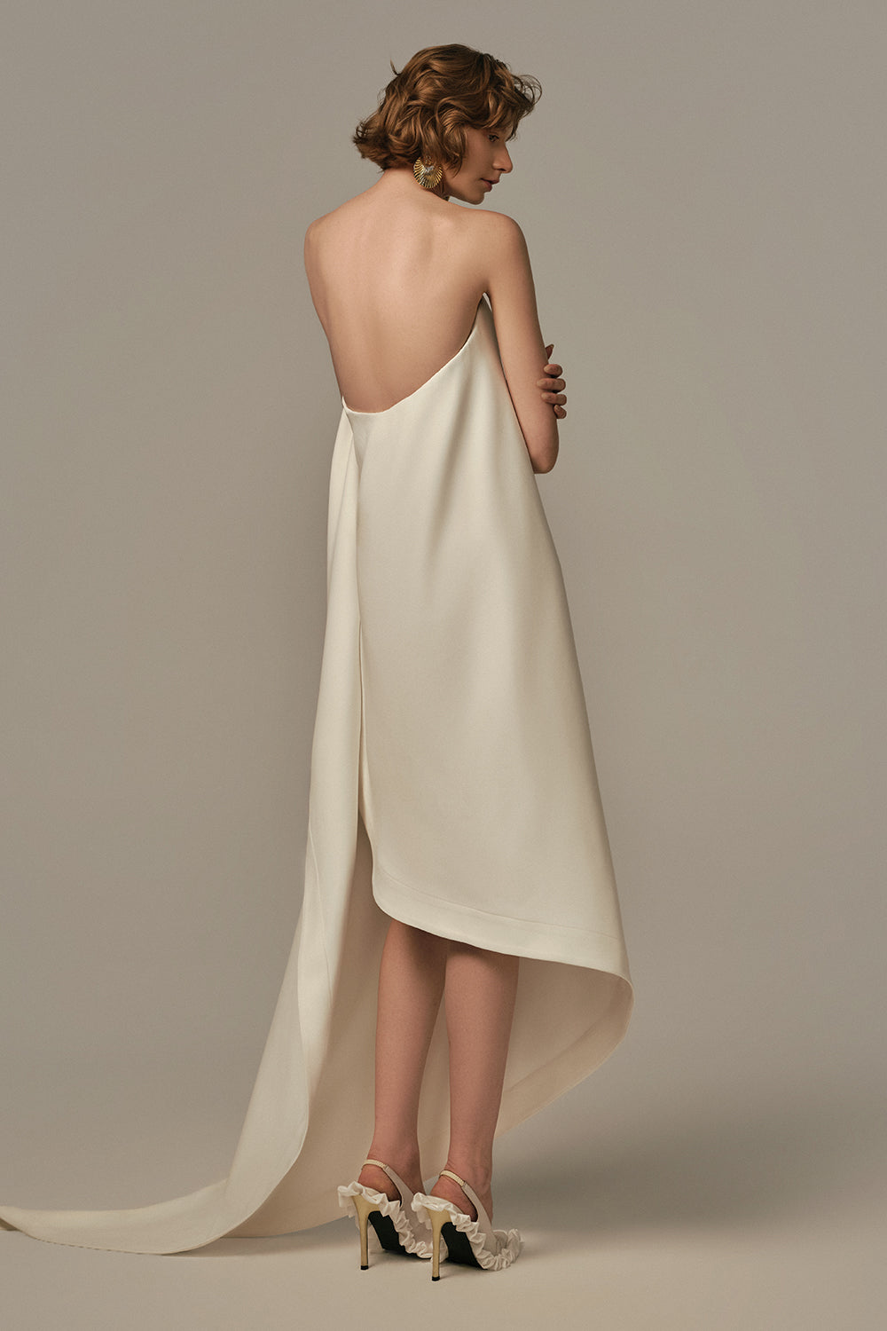 Duvet Asymmetric Maxi Dress