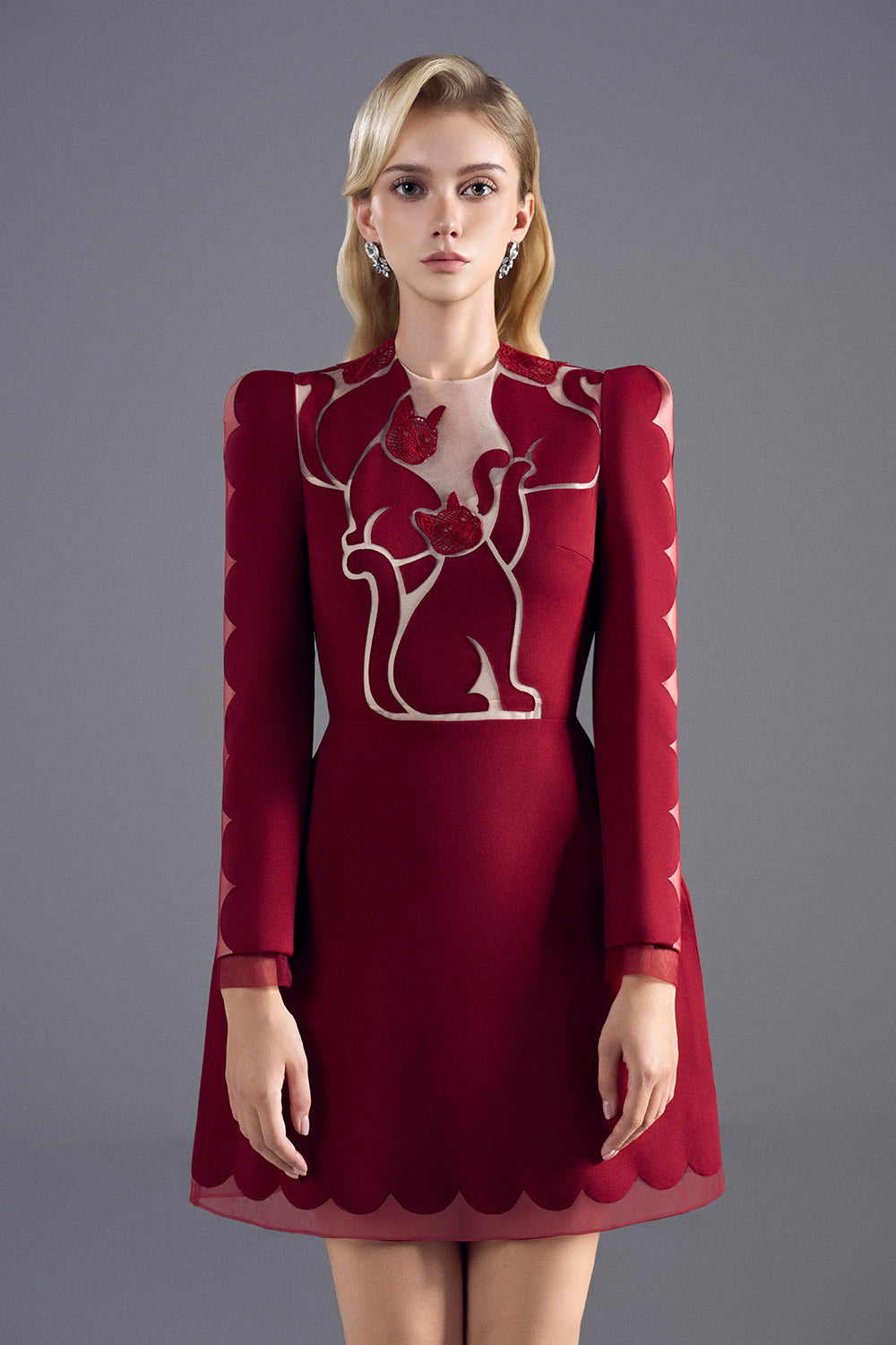 Belle Applique Mini Dress