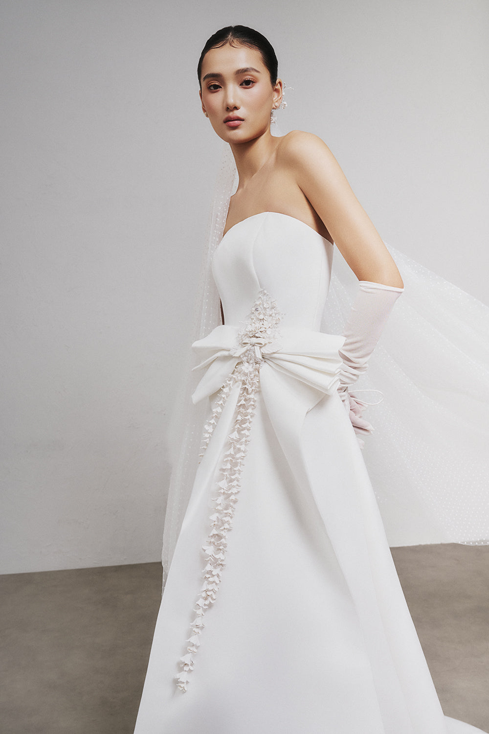 Leejei Ribbon Maxi Dress