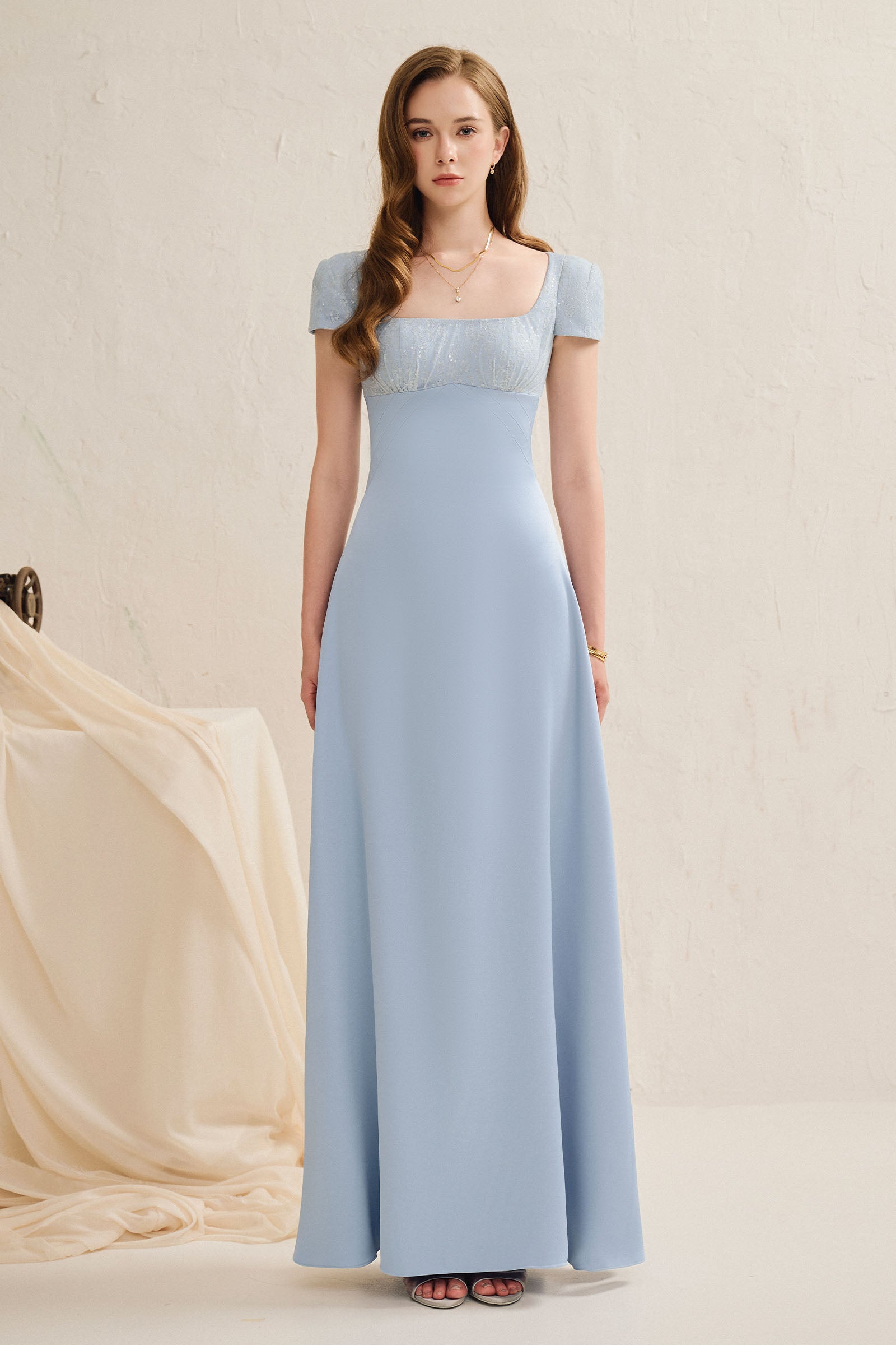 Liara Square Neck Maxi Dress