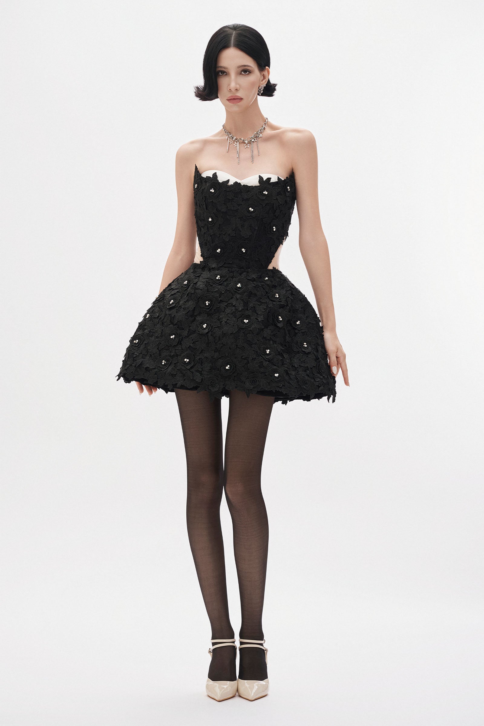 Helena Applique Mini Dress