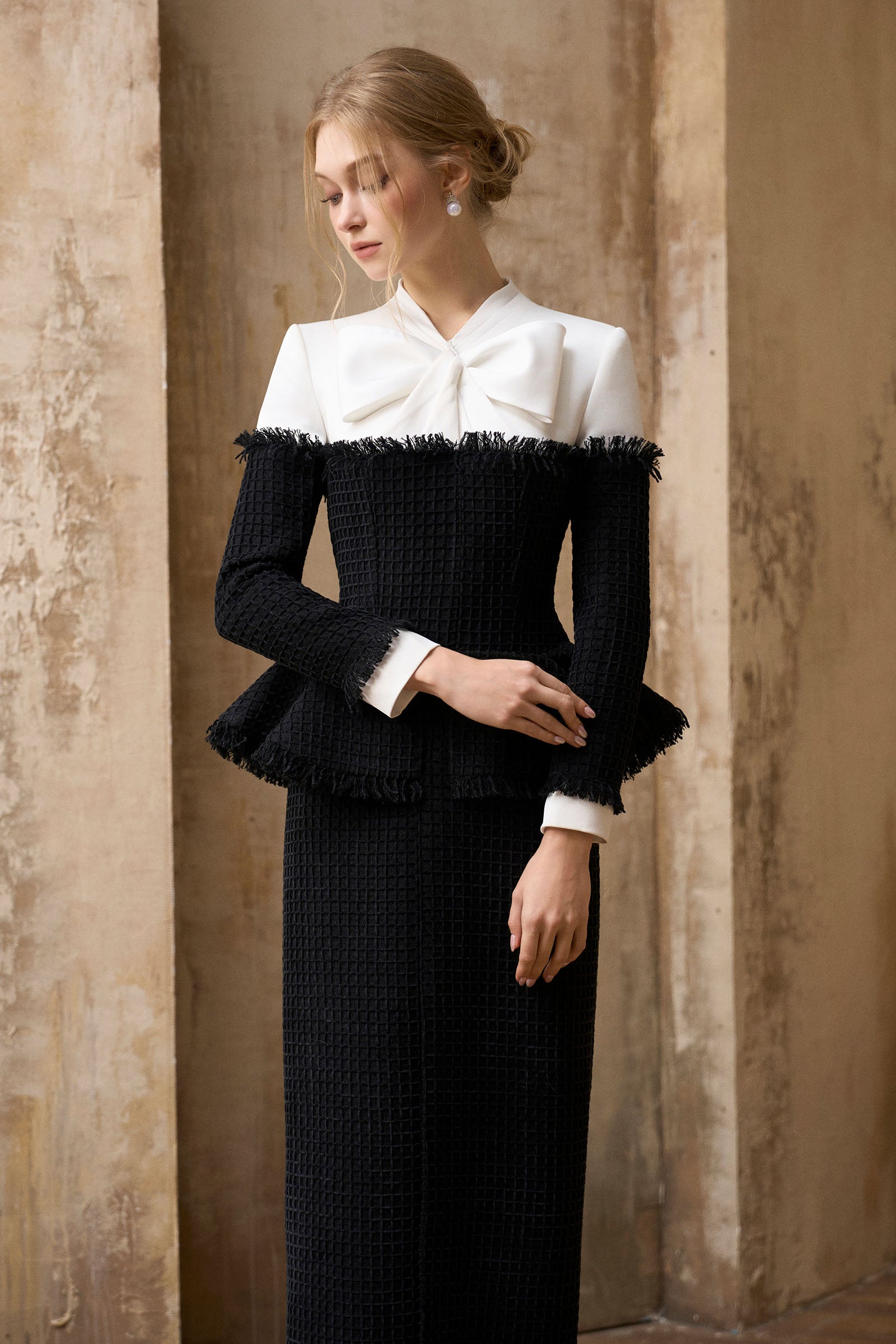 Margaux Peplum Maxi Dress