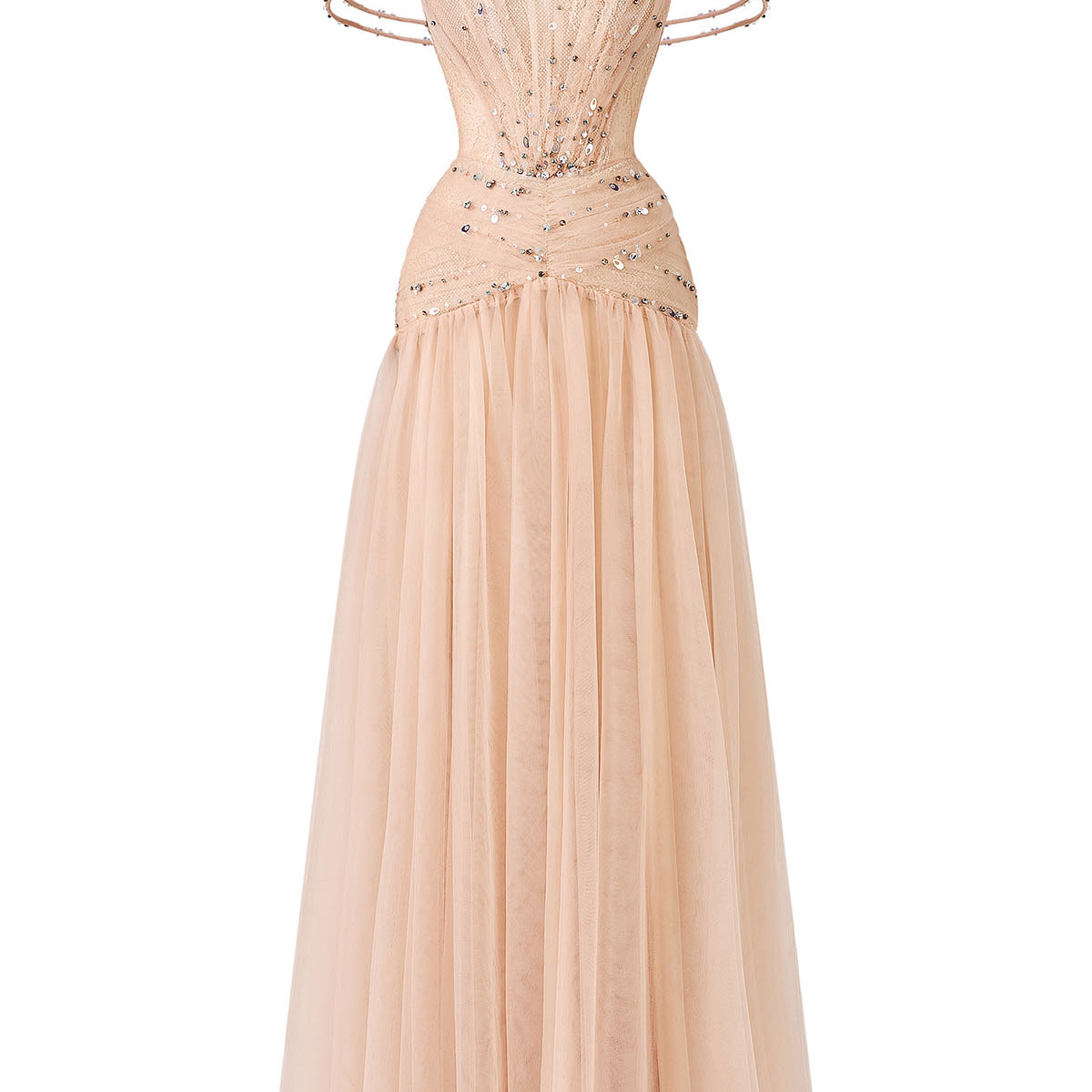 Estrel Rhinestone Maxi Dress