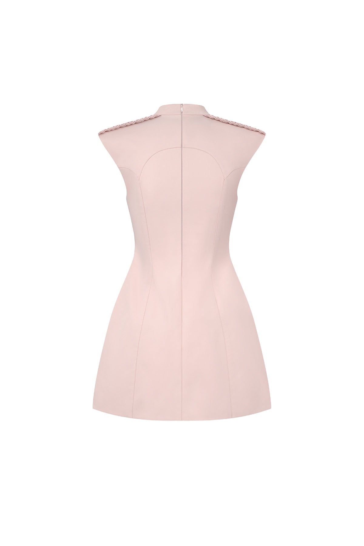 Rosamund Mock Neck Mini Dress