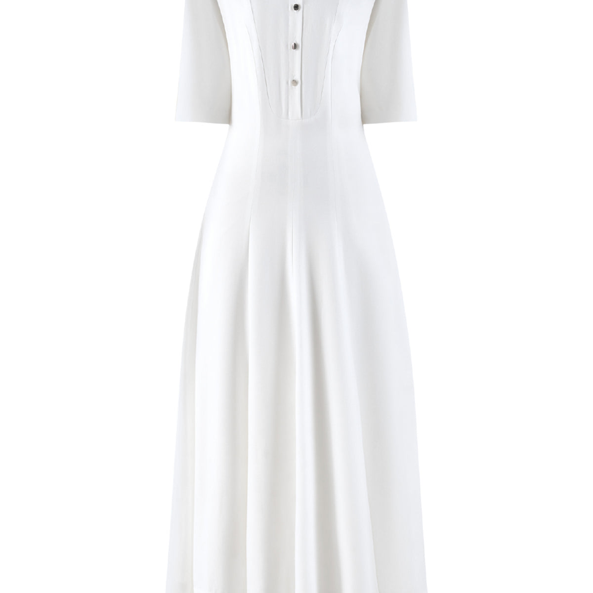 Aeris Round Neck Midi Dress