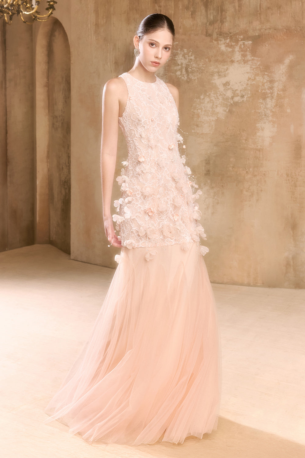 Flarin Applique Maxi Dress