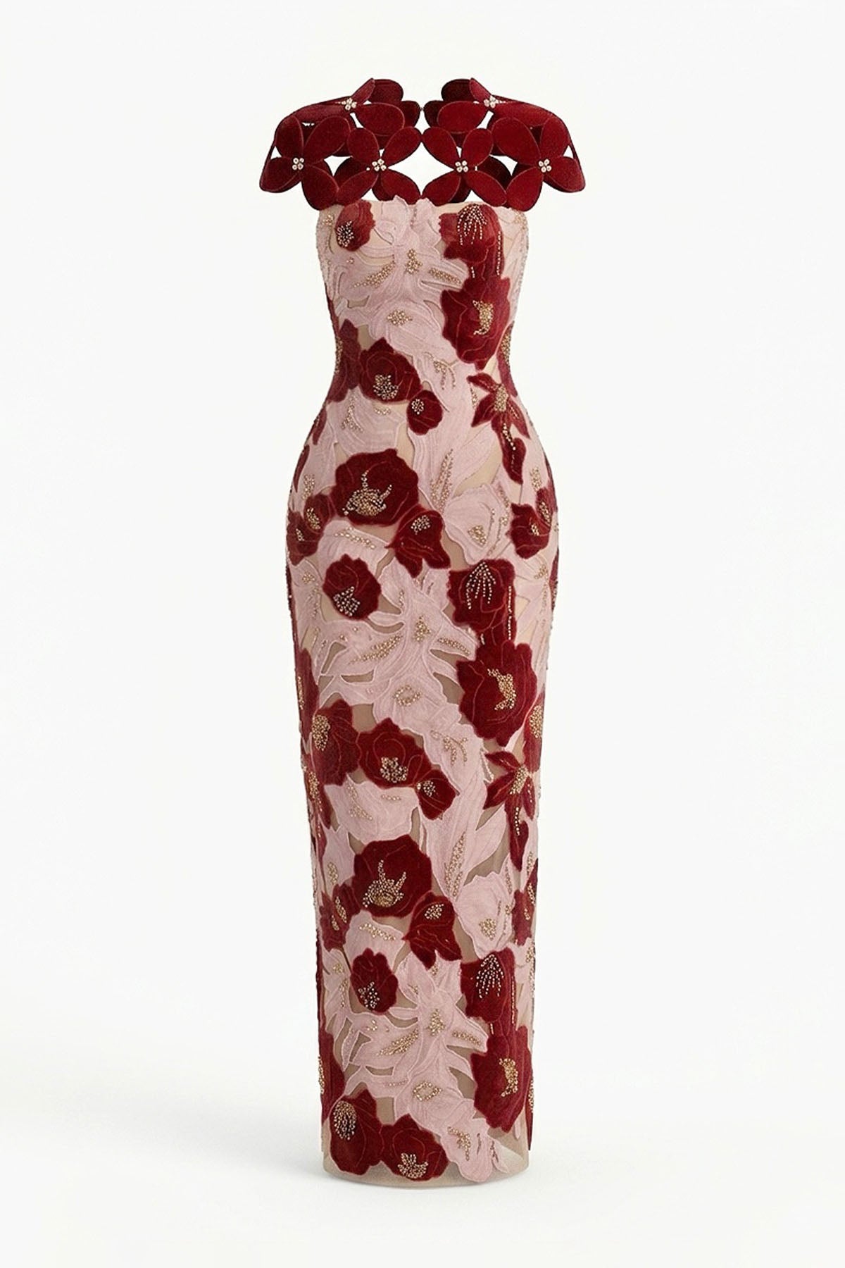 Rosée Applique Maxi Dress