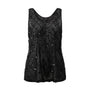 Maris Straight Scoop Neck Tulle Top