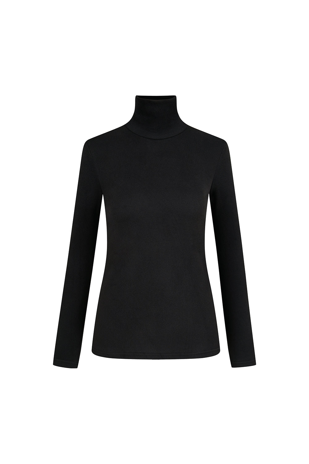 Grove Bodycon Turtle Neck Wool Blend Top