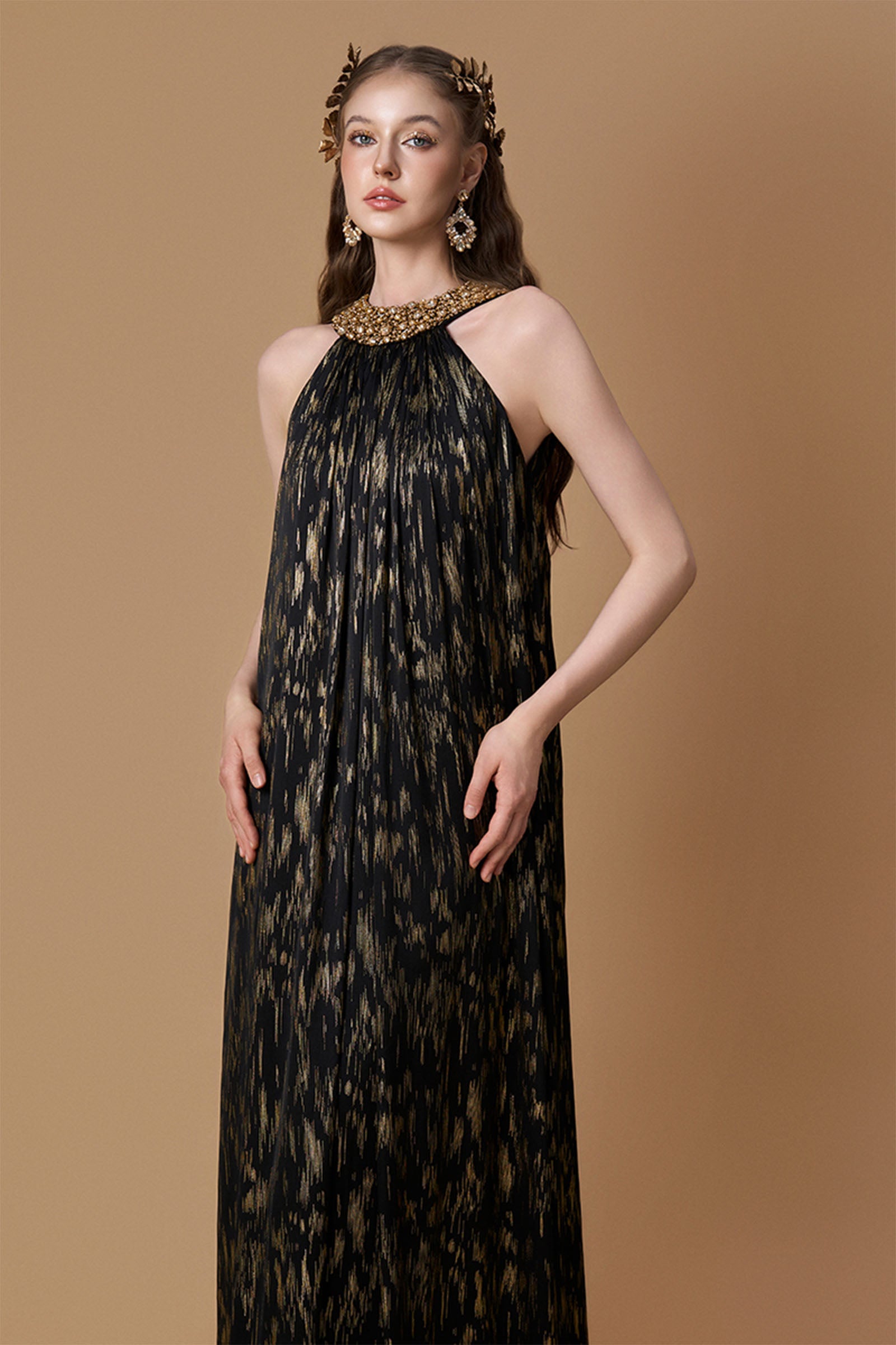 Lunea Trapezoid Maxi Dress