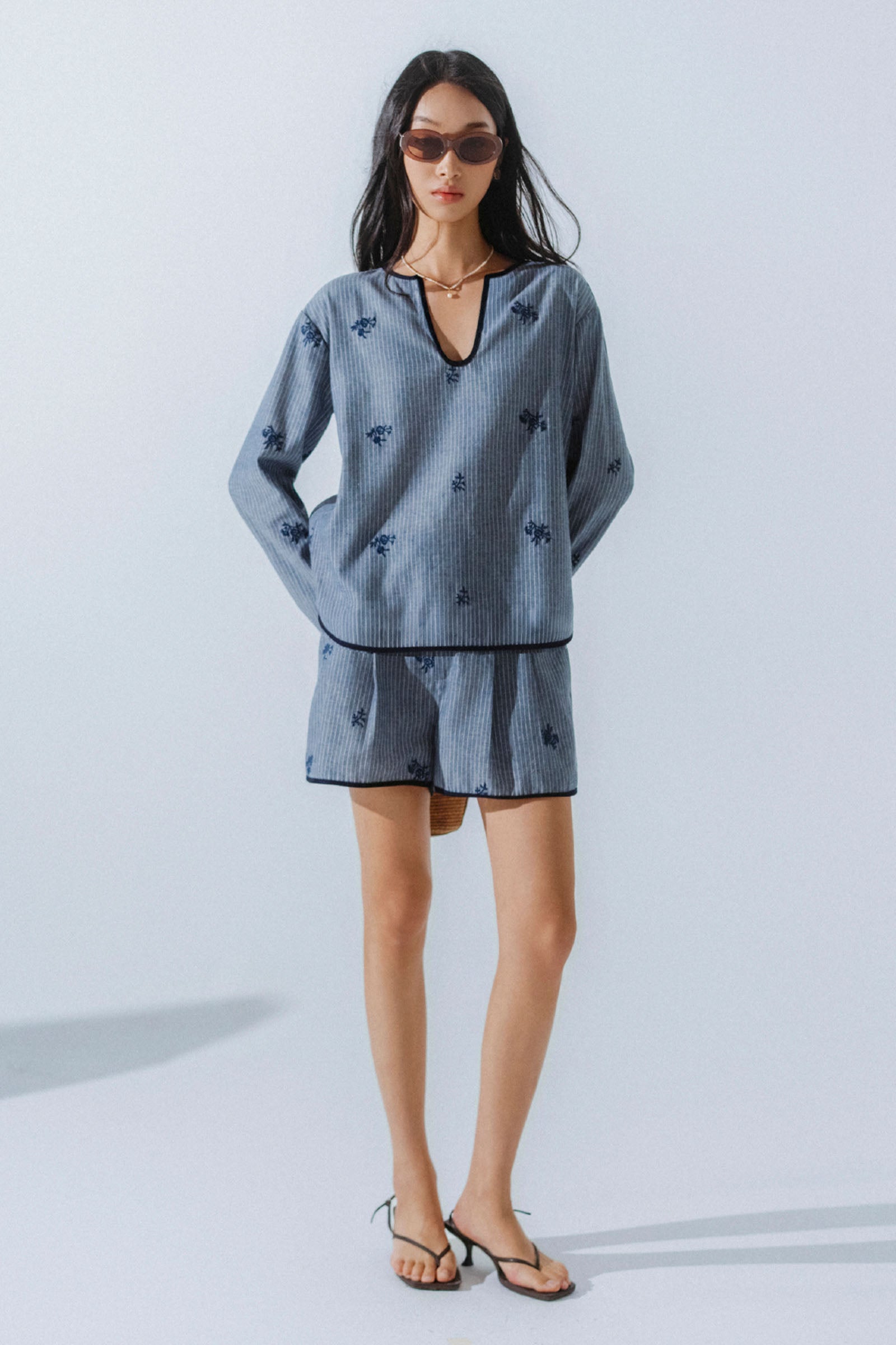Lyra Embroidery Shorts