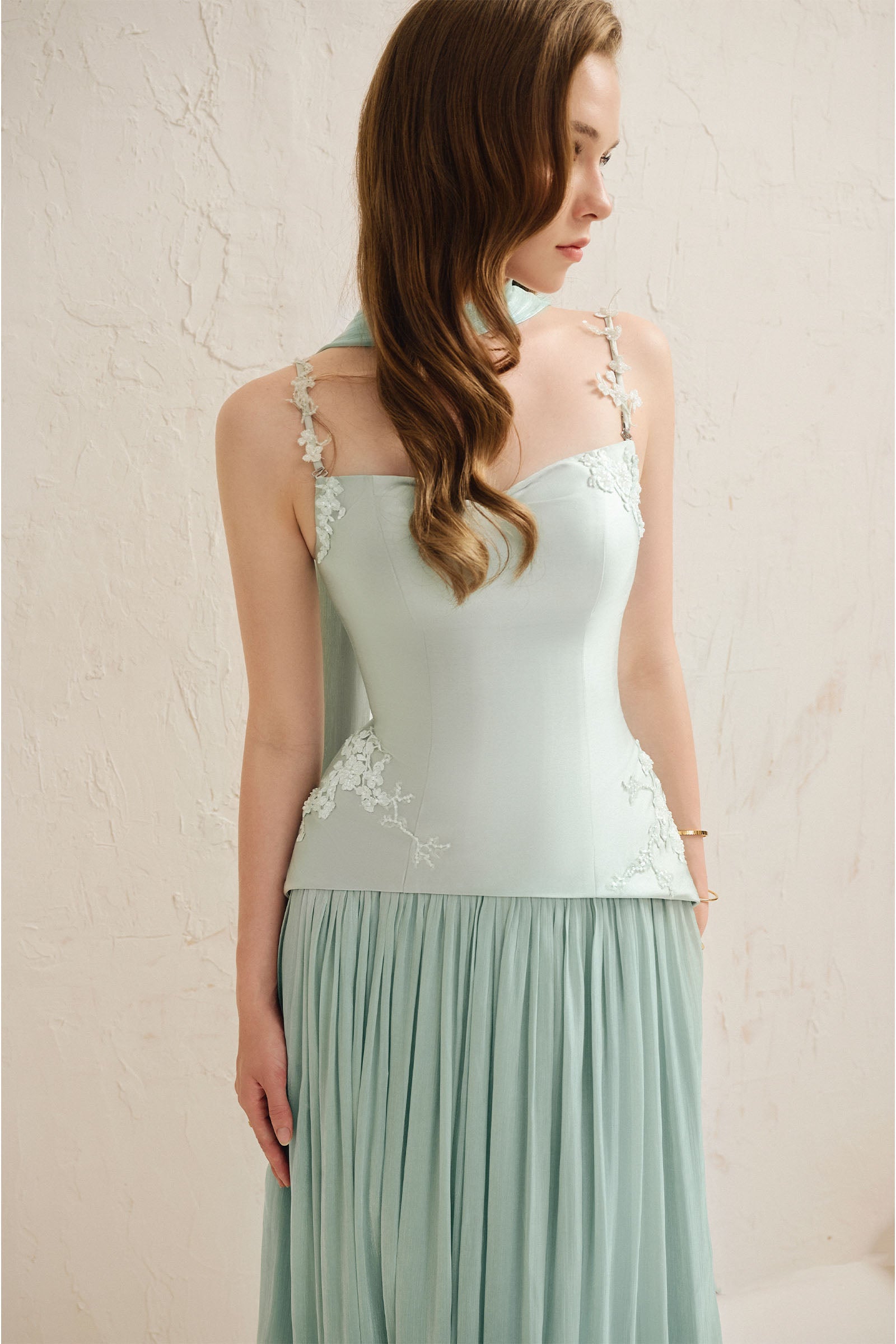Mary Sweetheart Maxi Dress