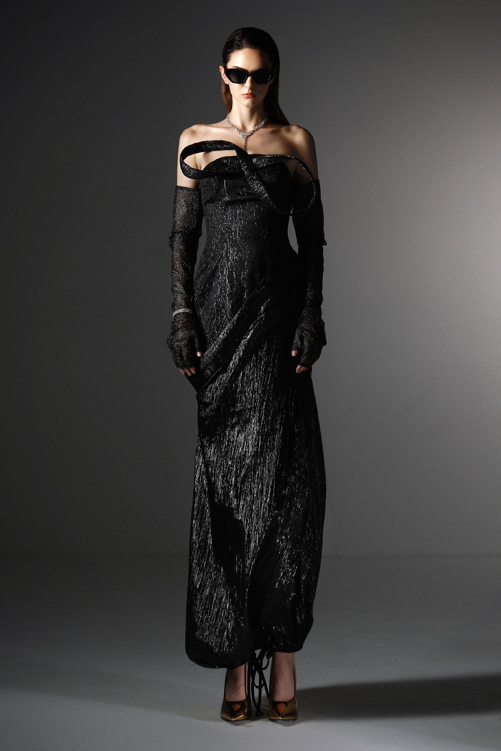 Noctiflora Bodycon Maxi Dress
