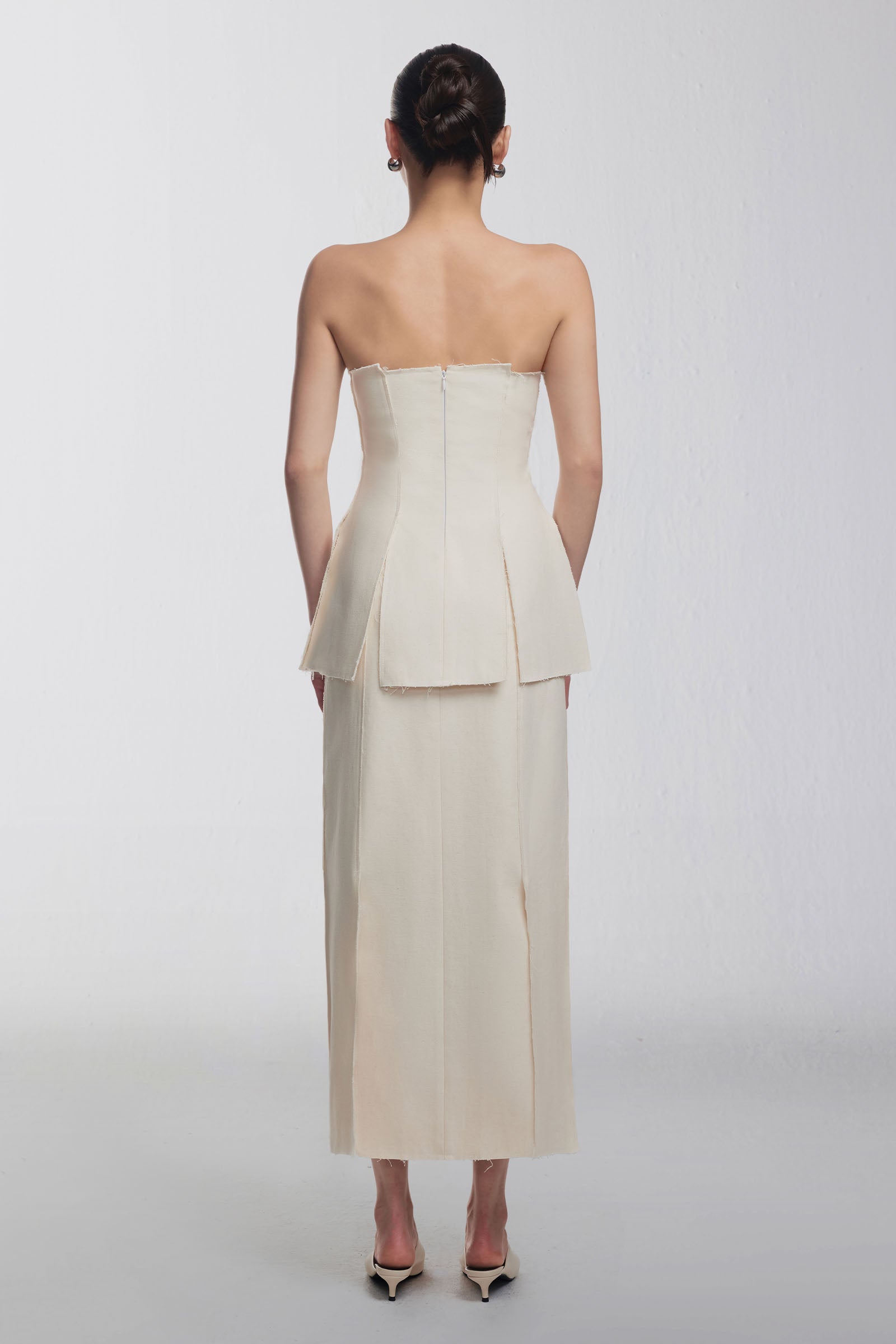 Lael Straight Polycotton Skirt