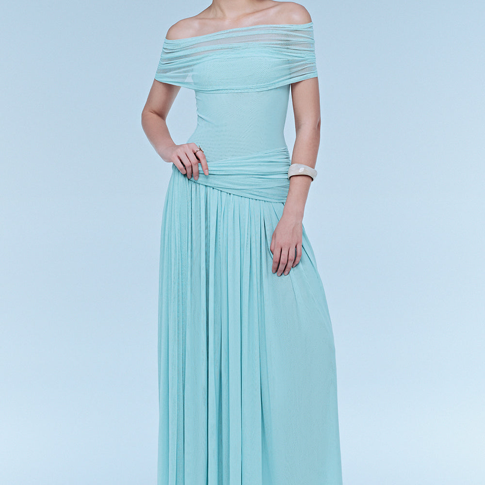 Bowie Off-Shoulder Maxi Dress