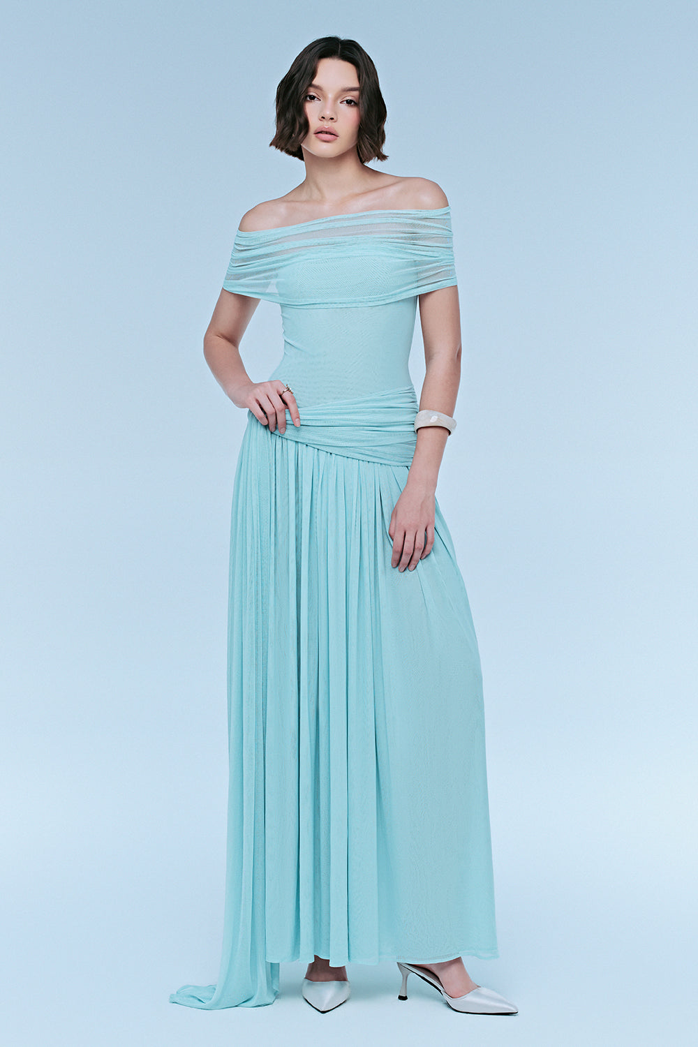 Bowie Off-Shoulder Maxi Dress