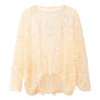 Grace Cocoon Batwing Sleeved Tulle Top