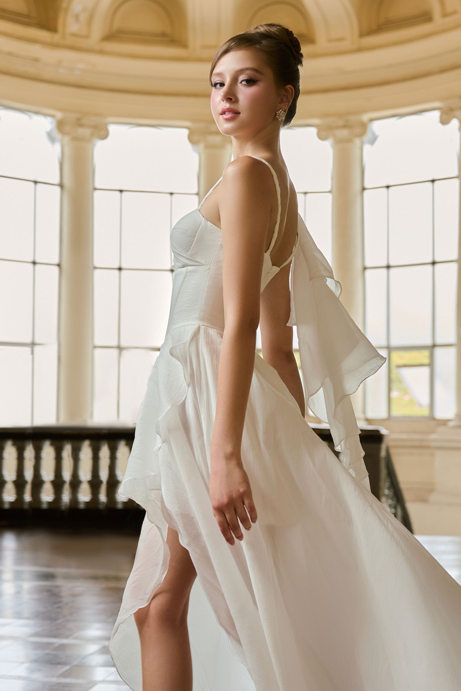 Celeste Asymmetric Maxi Dress
