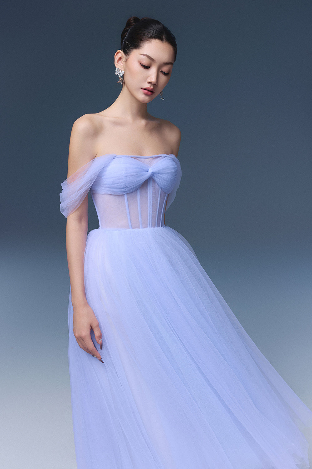 Josephine Draped Midi Dress