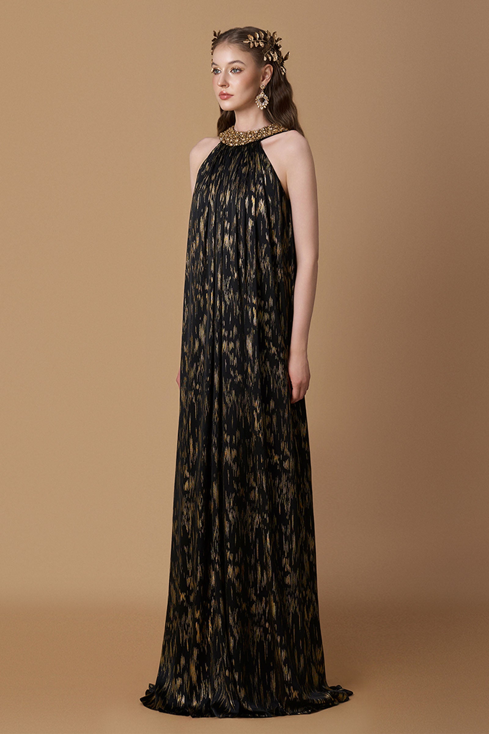 Lunea Trapezoid Maxi Dress