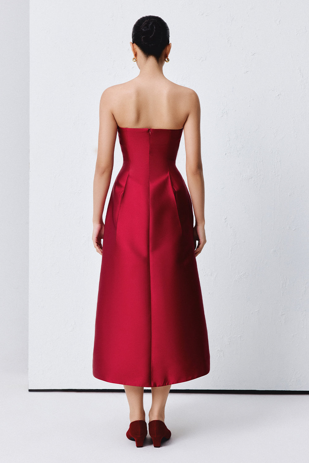 Roux A-line Midi Dress