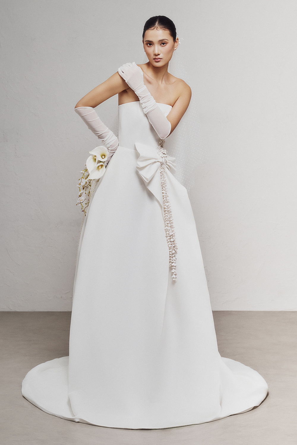 Leejei Ribbon Maxi Dress