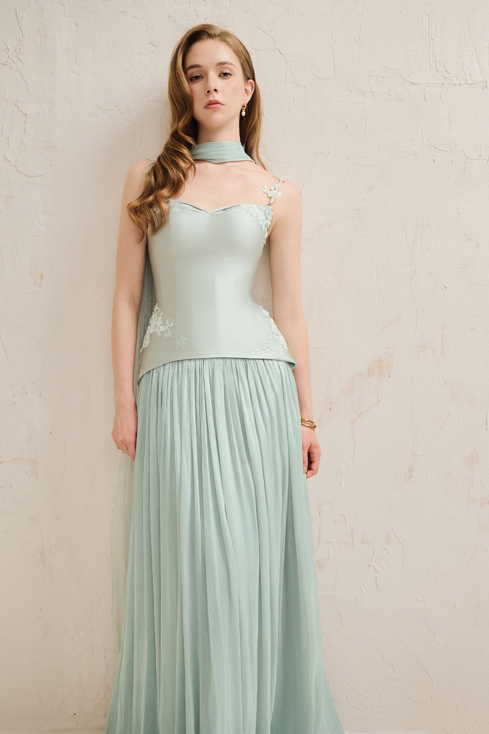 Mary Sweetheart Maxi Dress