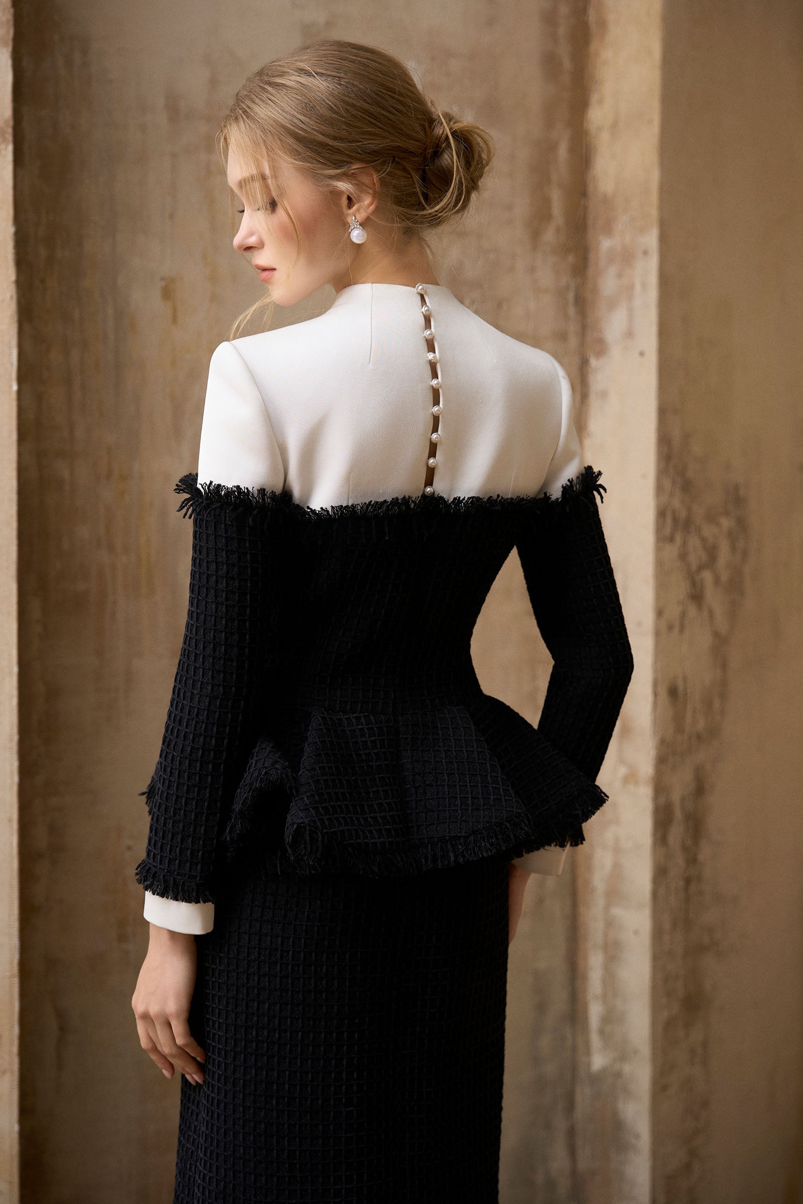 Margaux Peplum Maxi Dress