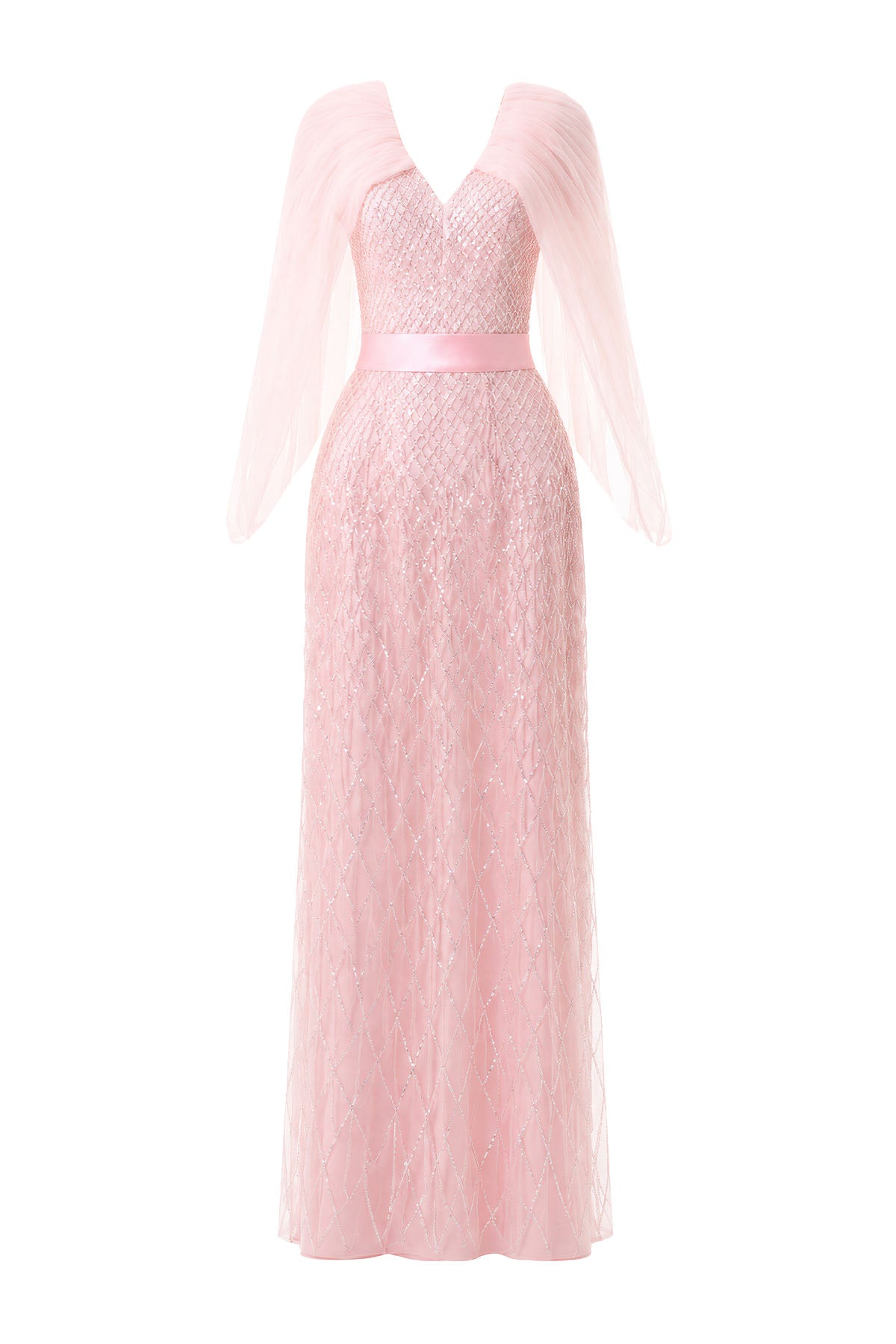 Vela Cape Sleeve Maxi Dress