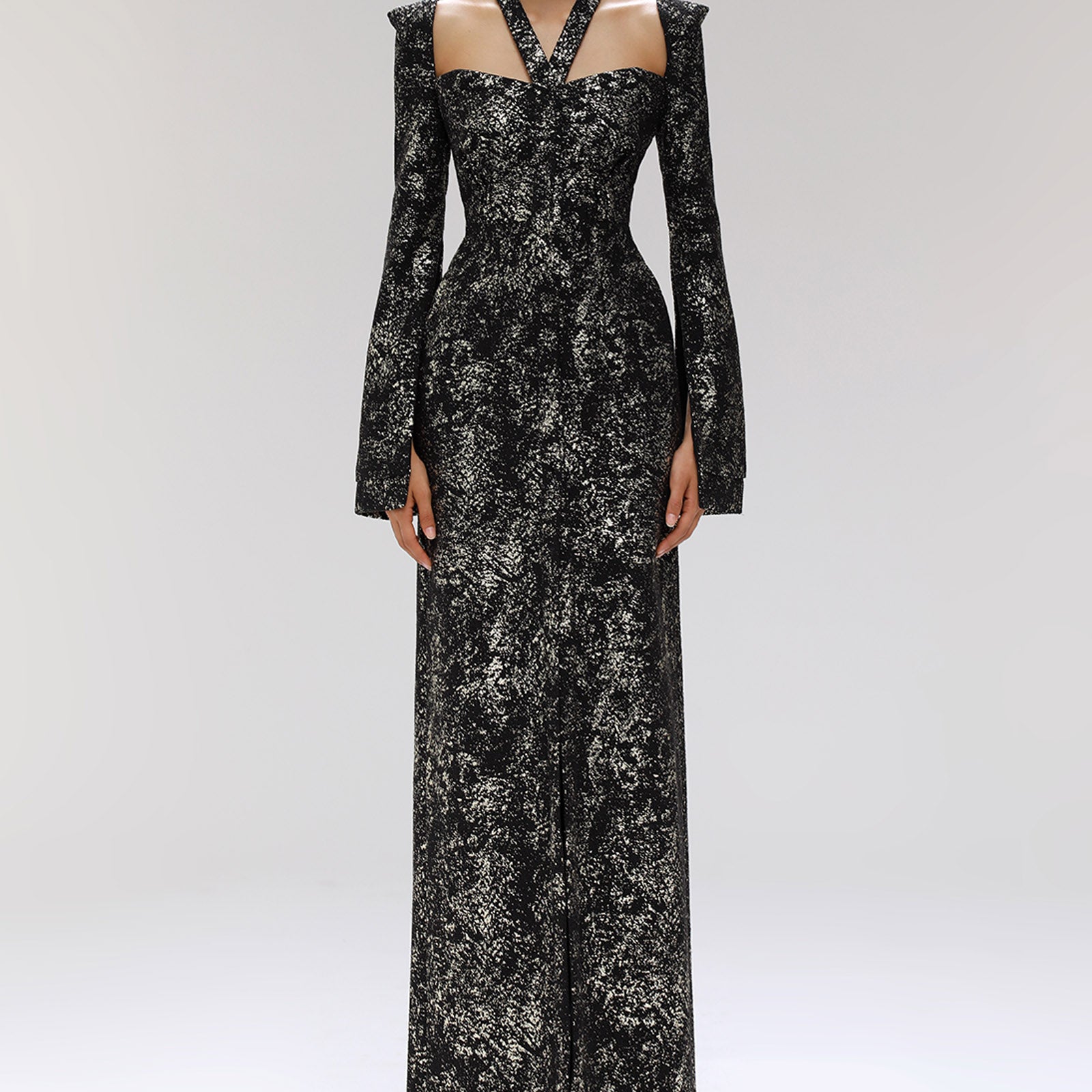 Reminiscence Split Sleeve Maxi Dress
