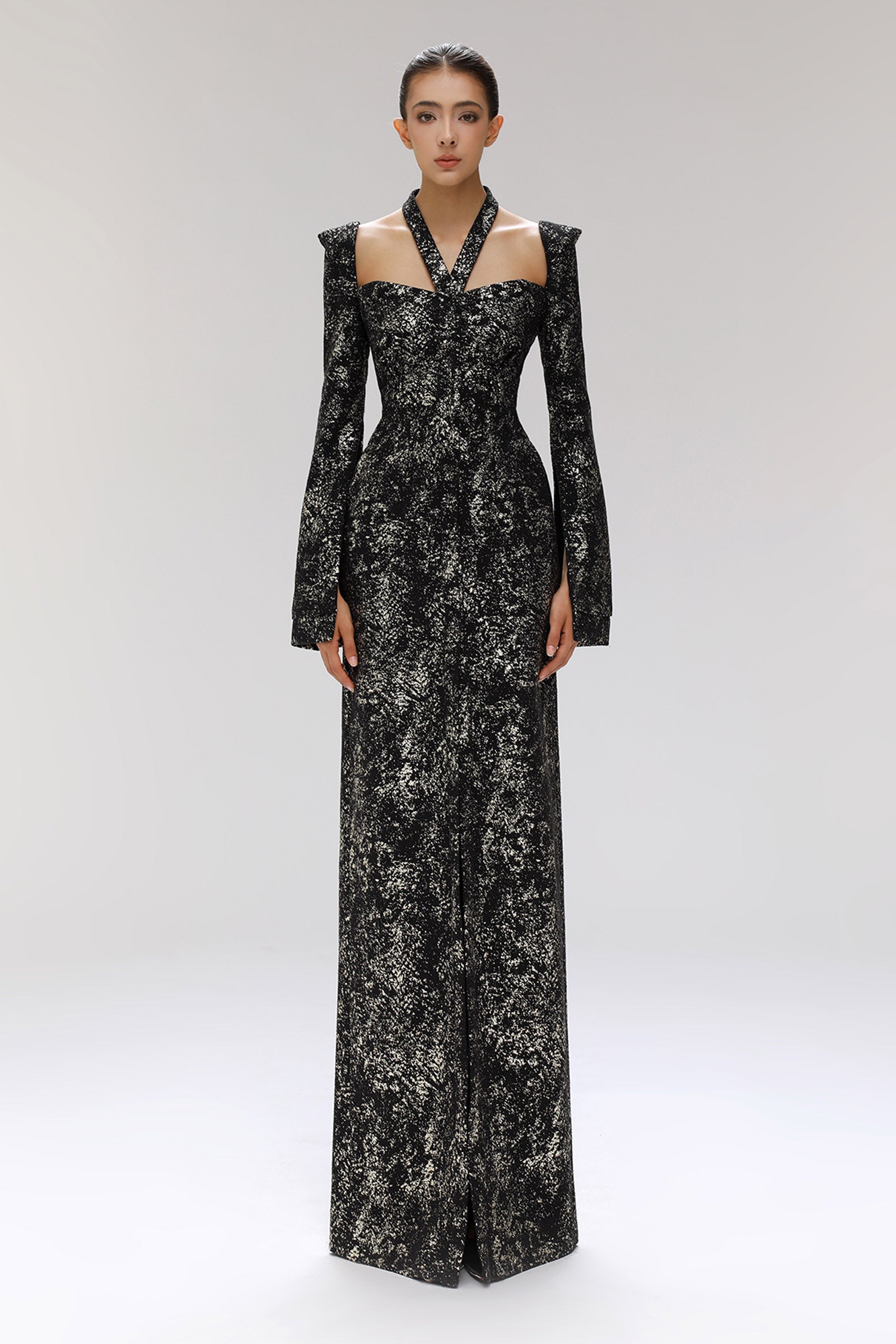 Reminiscence Split Sleeve Maxi Dress