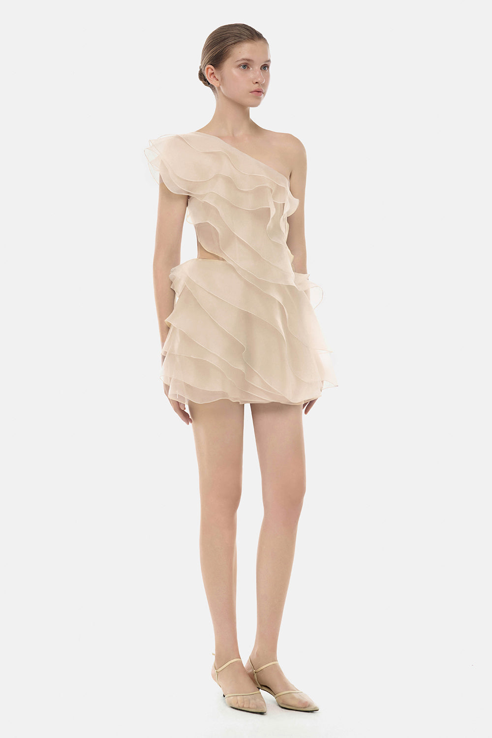 Jolie Ruffle Mini Dress