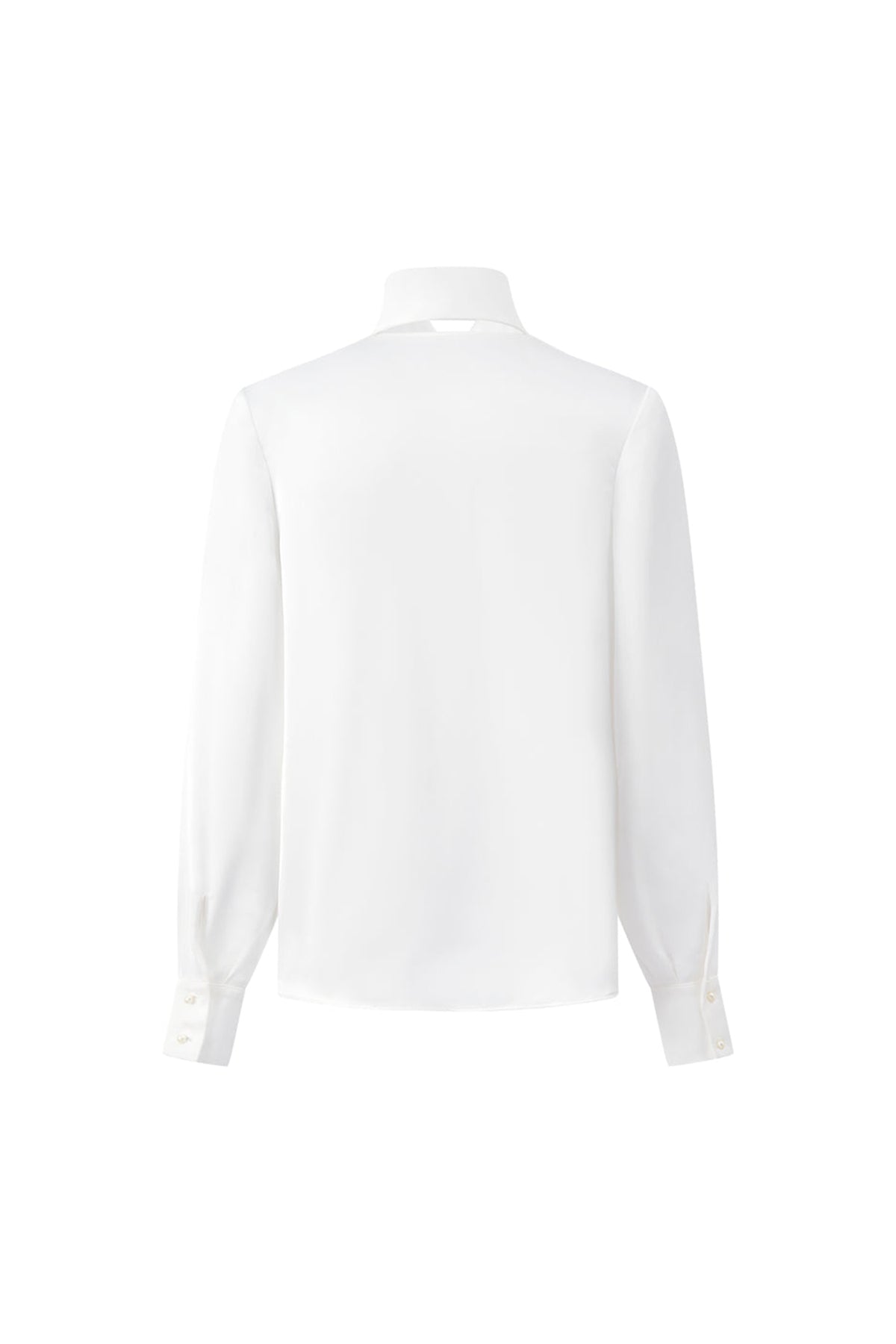 Garnet Tie Synthetic Silk Shirt