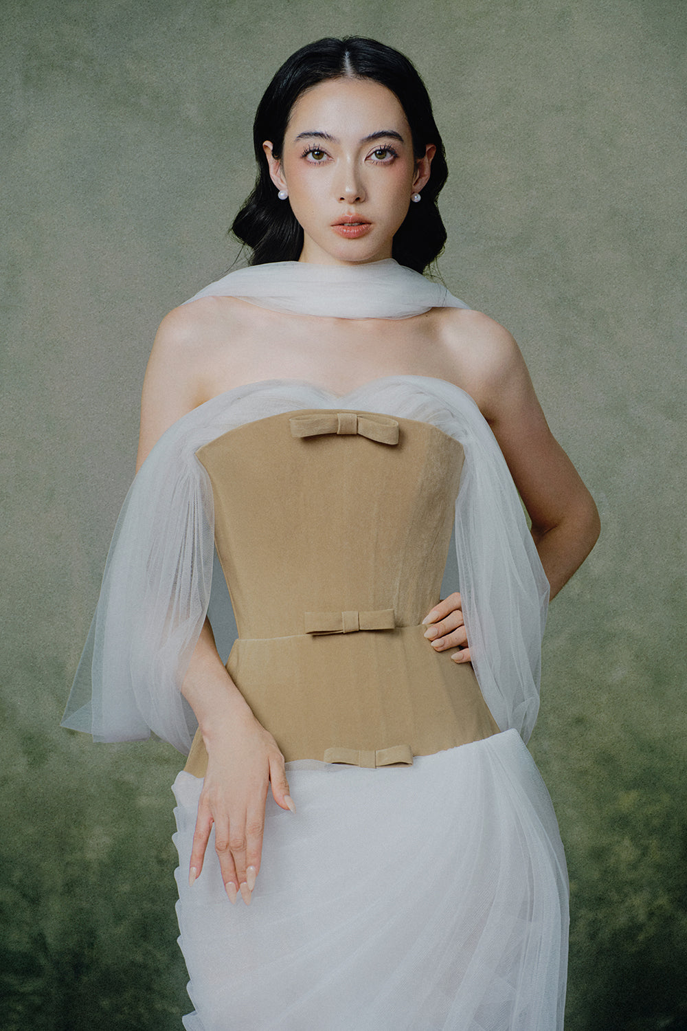 Carillon Ribbon Maxi Dress