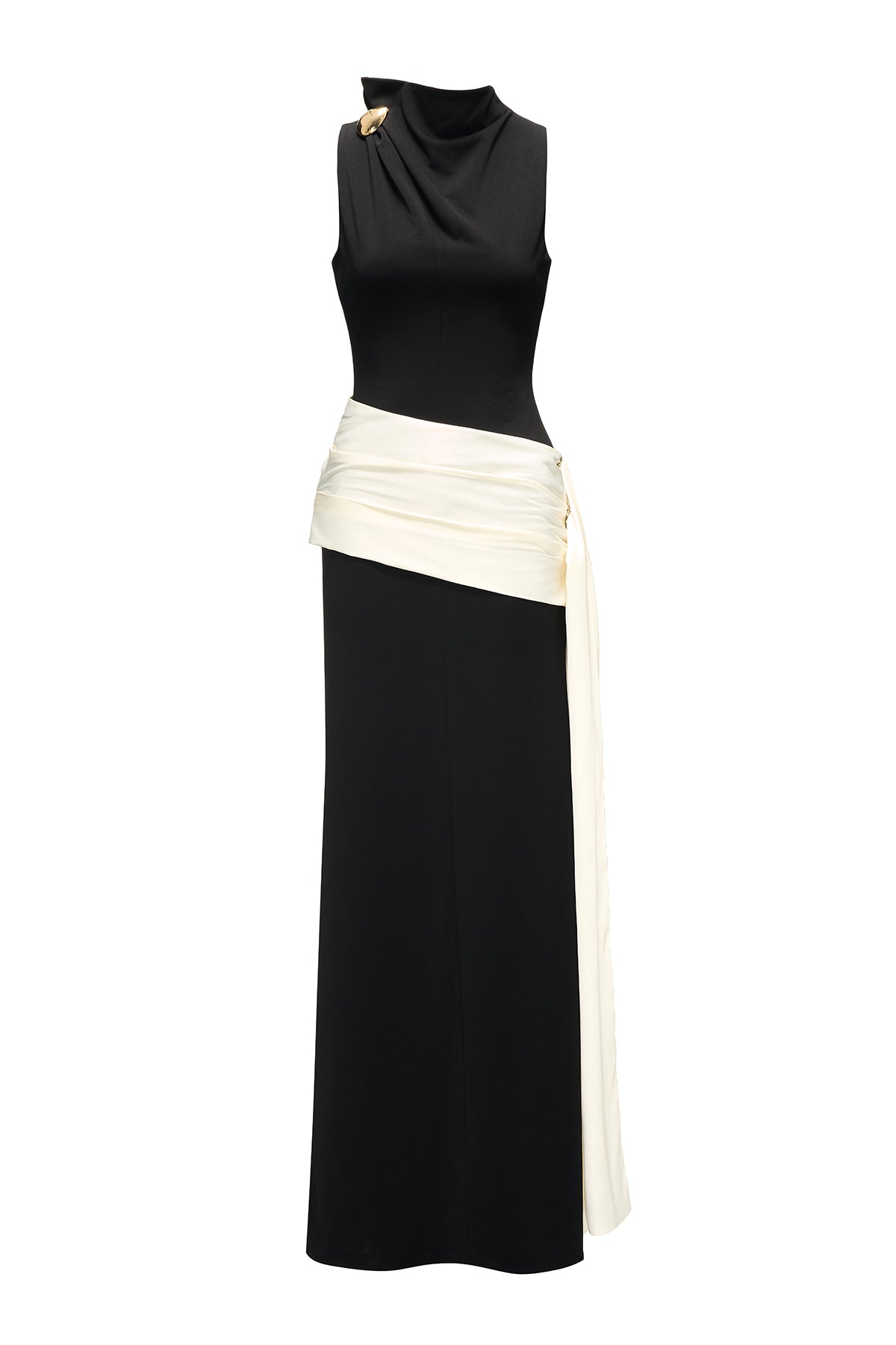 Themis Draped Maxi Dress