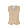 Vesper Straight Button Wool Blend Vest