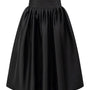 Rosalie Fit and Flare High Waist Taffeta Midi Skirt