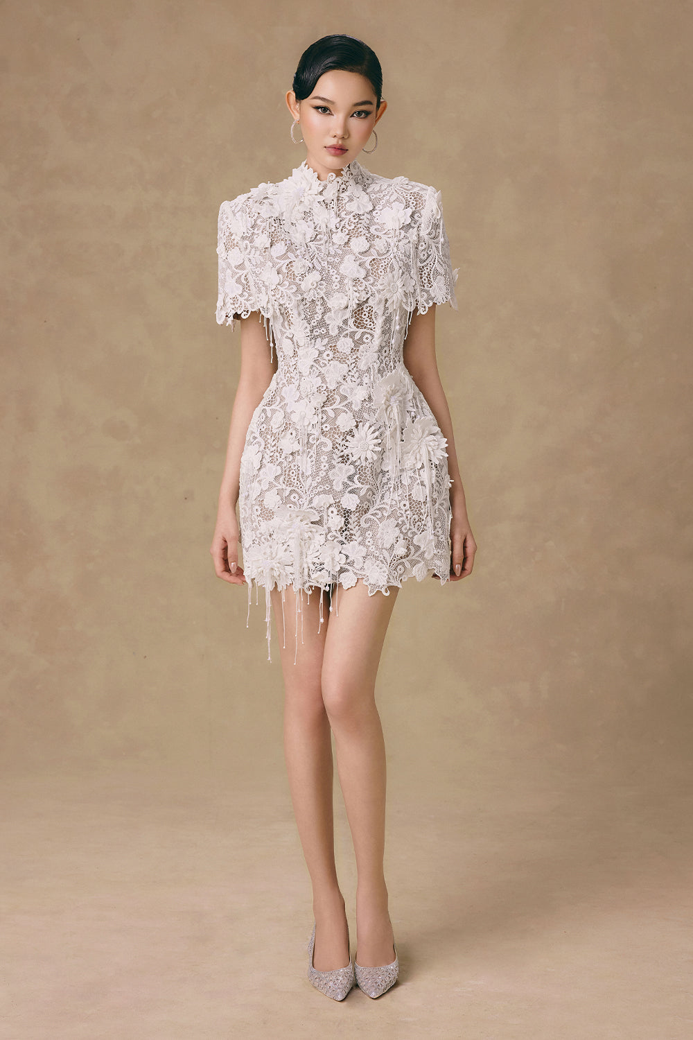 Kiran Applique Mini Dress